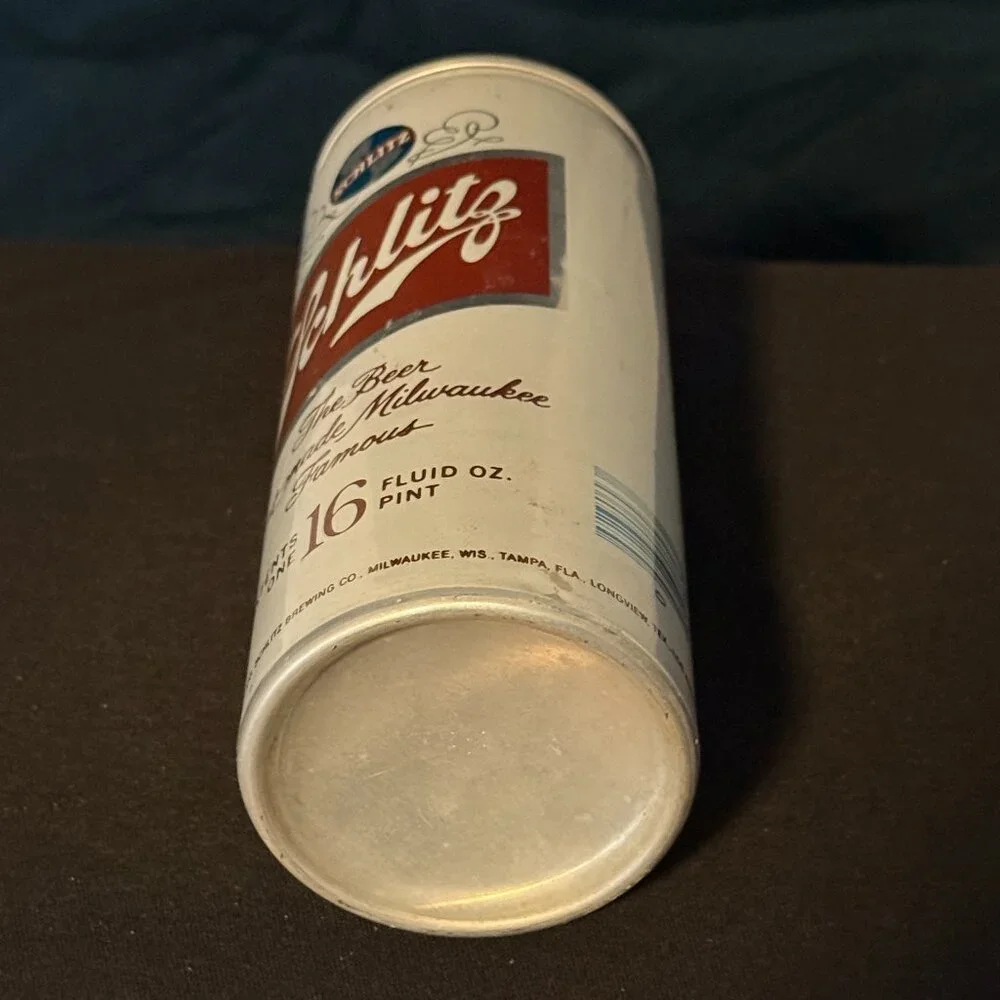 Schlitz 16-ounce Vintage beer can